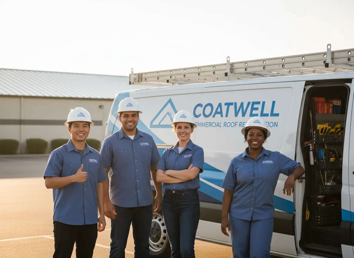Commercial roof coating company in Woodworth, LA